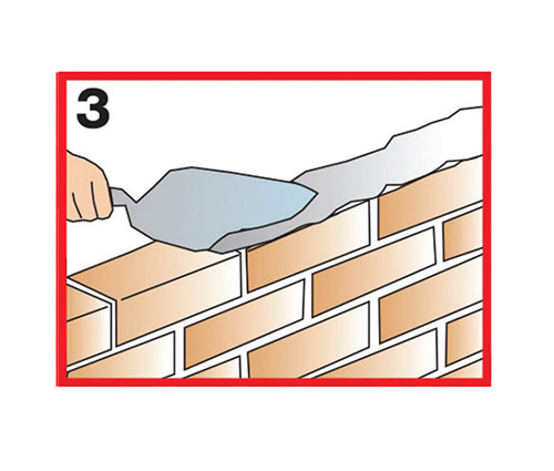 BRICKLAYING3.jpg Spread the mortar