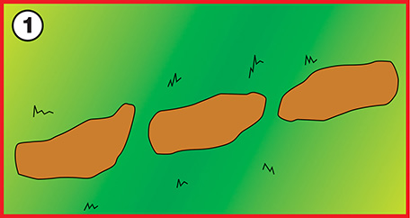 FENCE1.jpg How to erect a Small Wooden Fence for more Privacy - Dig three holes