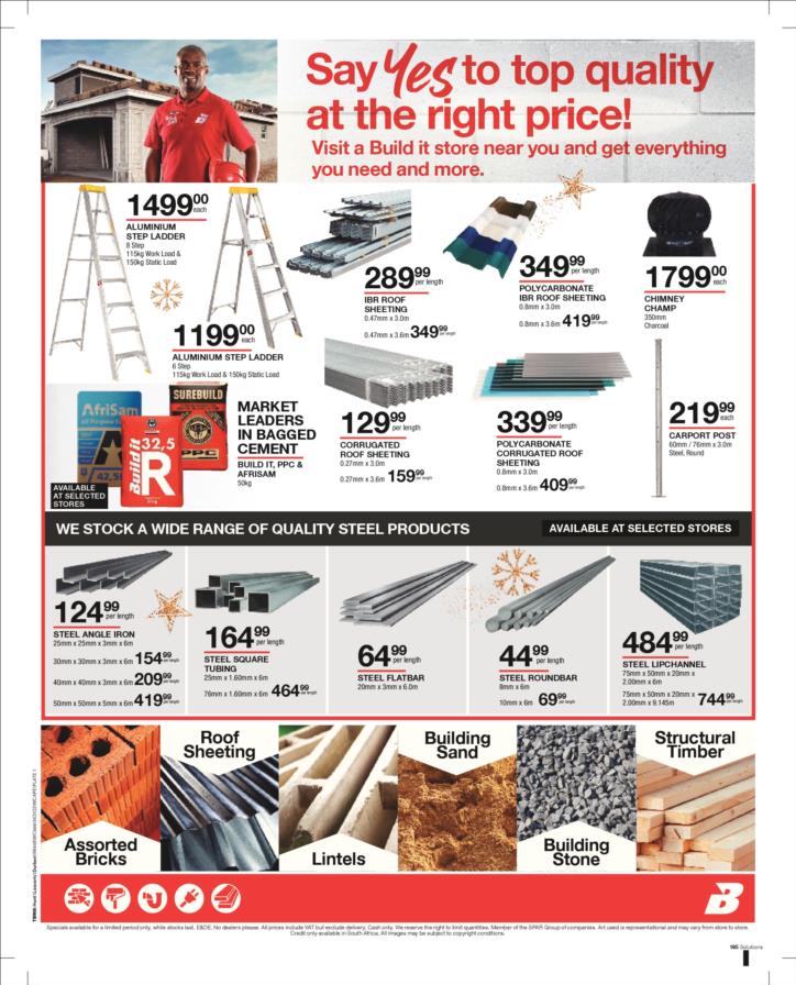 Build it Clanwilliam Western Cape